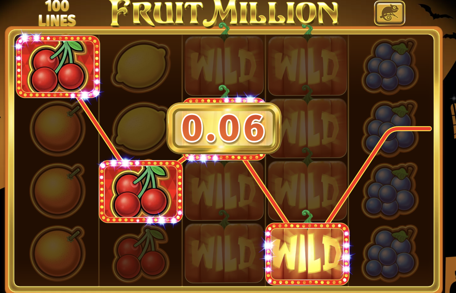 Fruit Million 100 WIN PAYLINES